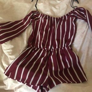 Off the shoulder romper